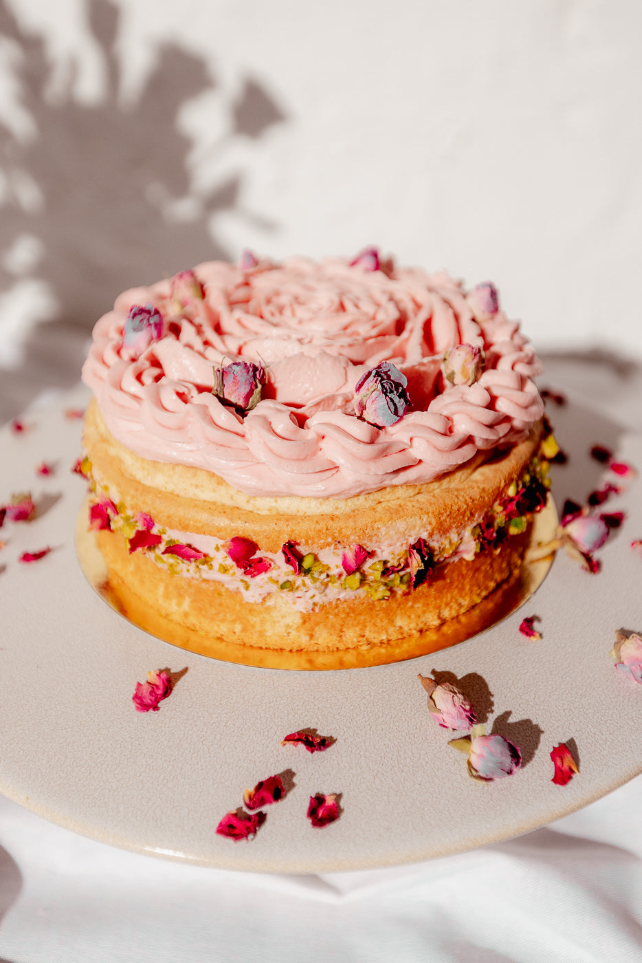 Our new Valentine's Cake: A Persian-inspired love cake