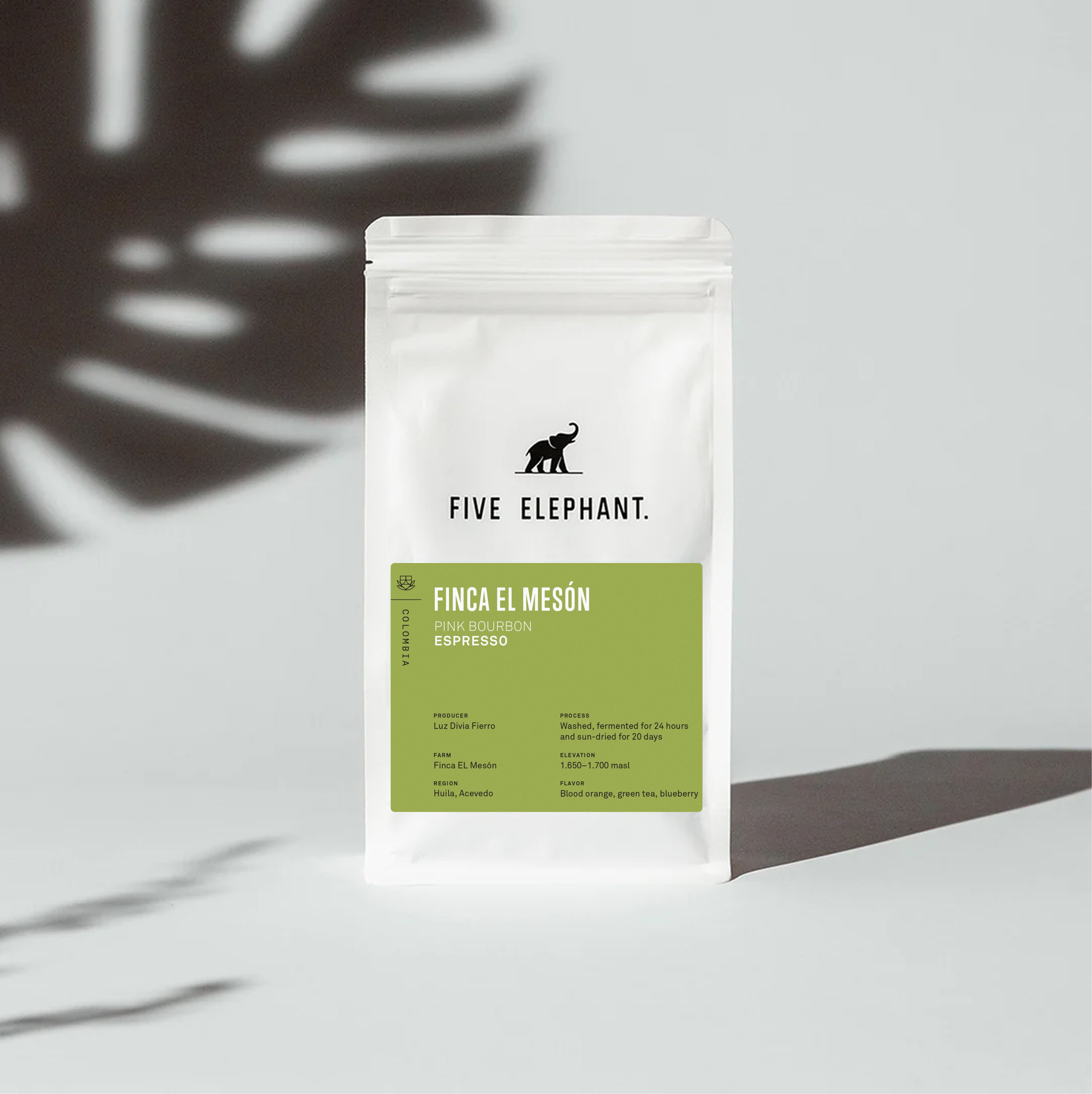 COLOMBIA Finca El Mesón – Espresso — new release espresso roast specialty coffee, Five Elephant