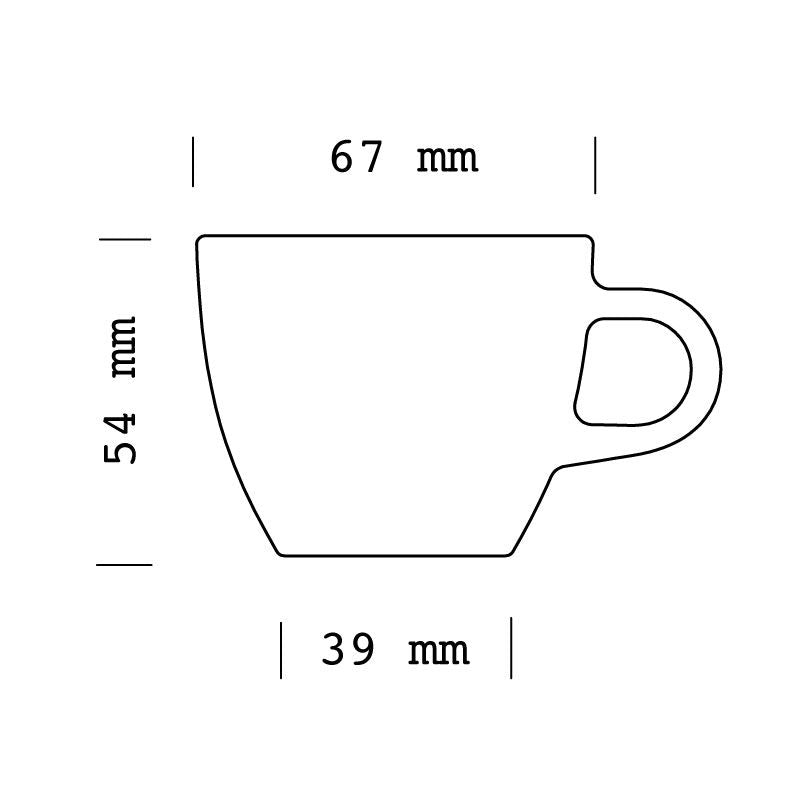 ACME EVO 70ML DEMITASSE CUPS print