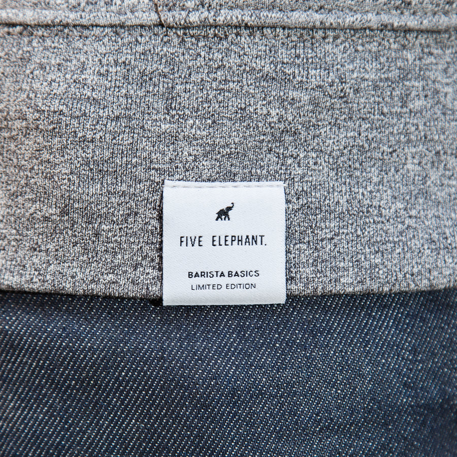 HOODIE. Grey five elephant logo