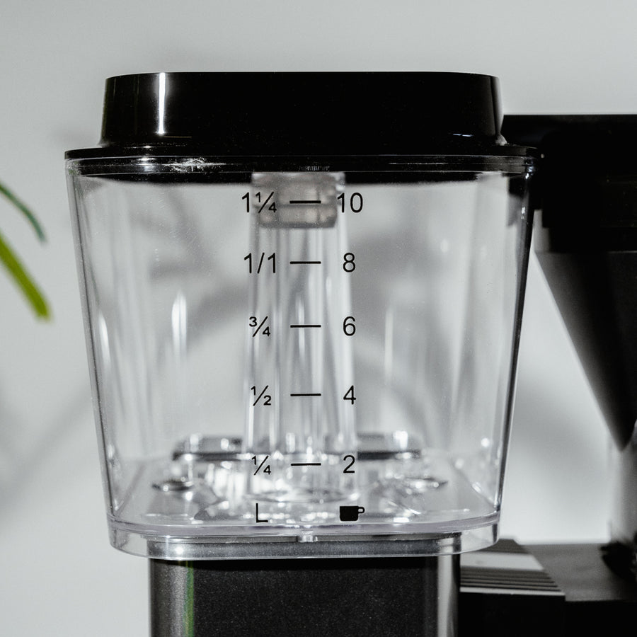 Moccamaster KBG Select Brushed Close-up at water tank