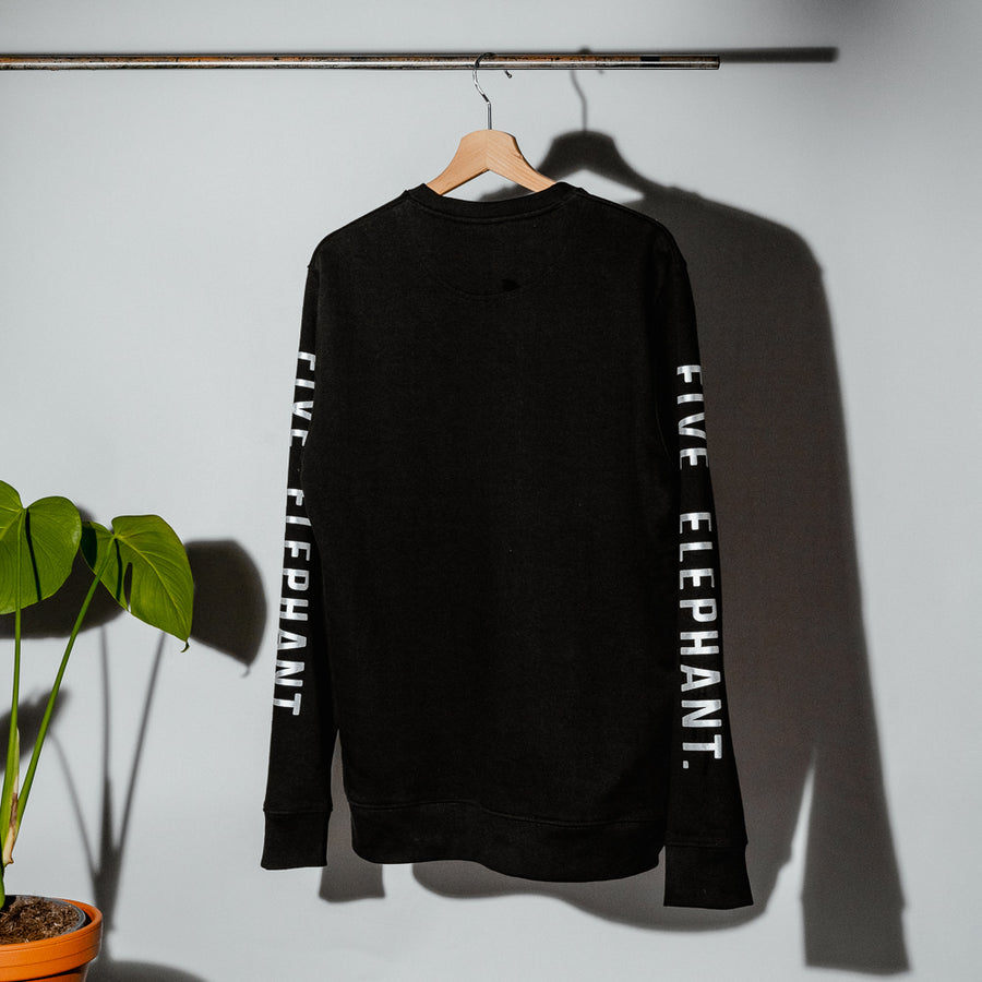 Black sweater back